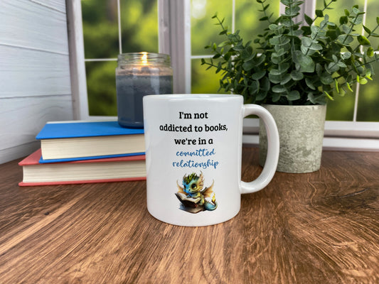 Gift for Bookworms: 'Not Addicted to Books' Coffee Mug