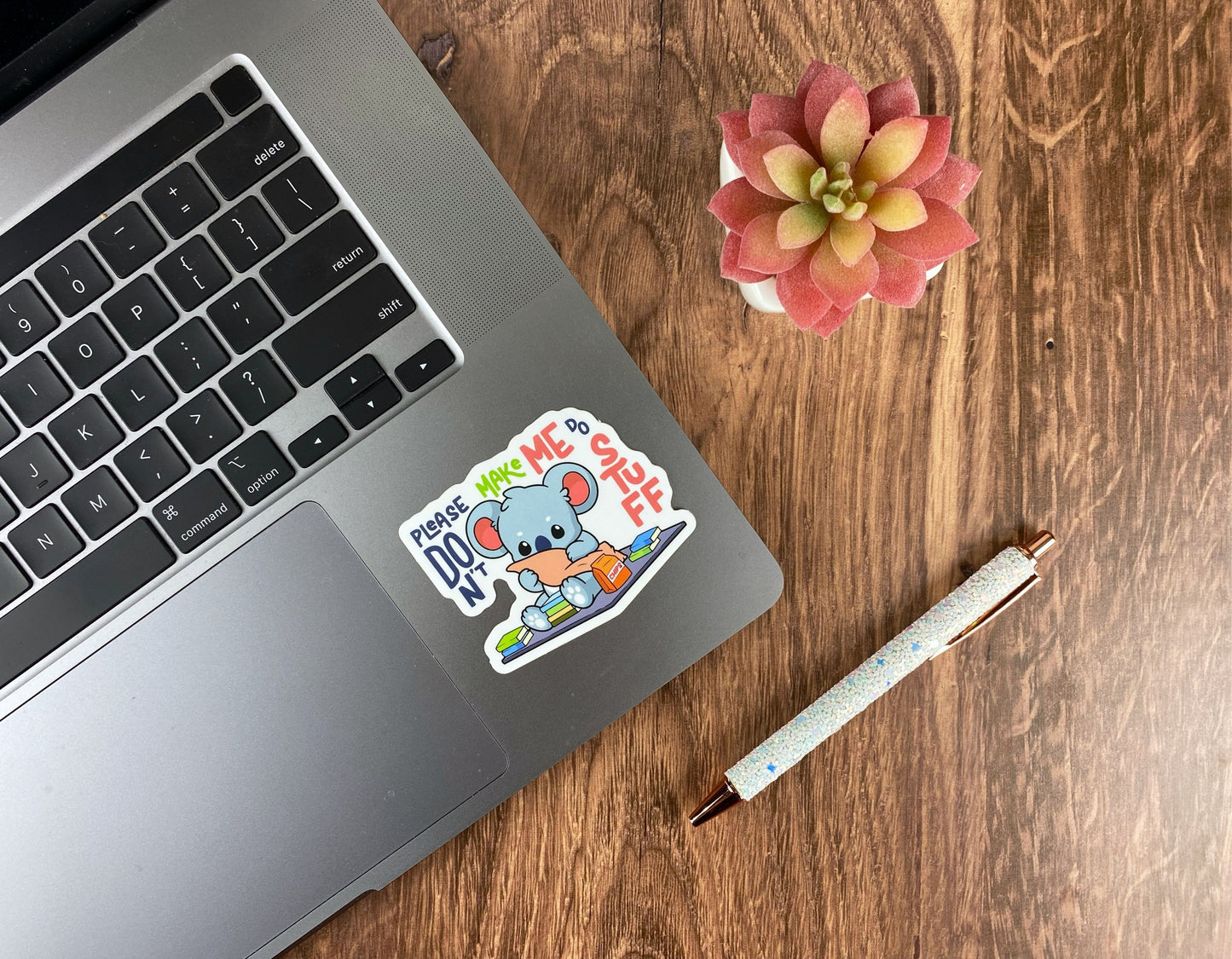 Kawaii Koala Sticker: Perfect for Sarcastic Introverts