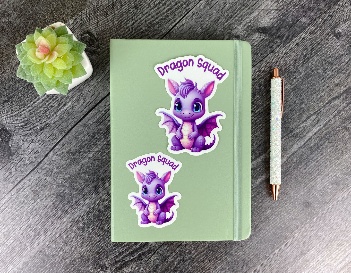 Join the Dragon Squad - Purple Dragon Sticker