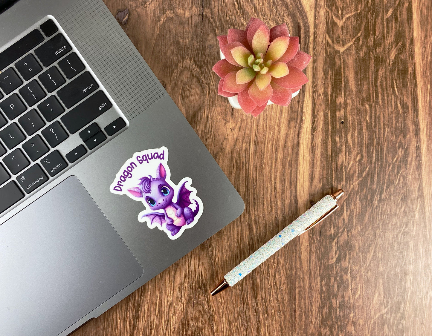 Join the Dragon Squad - Purple Dragon Sticker