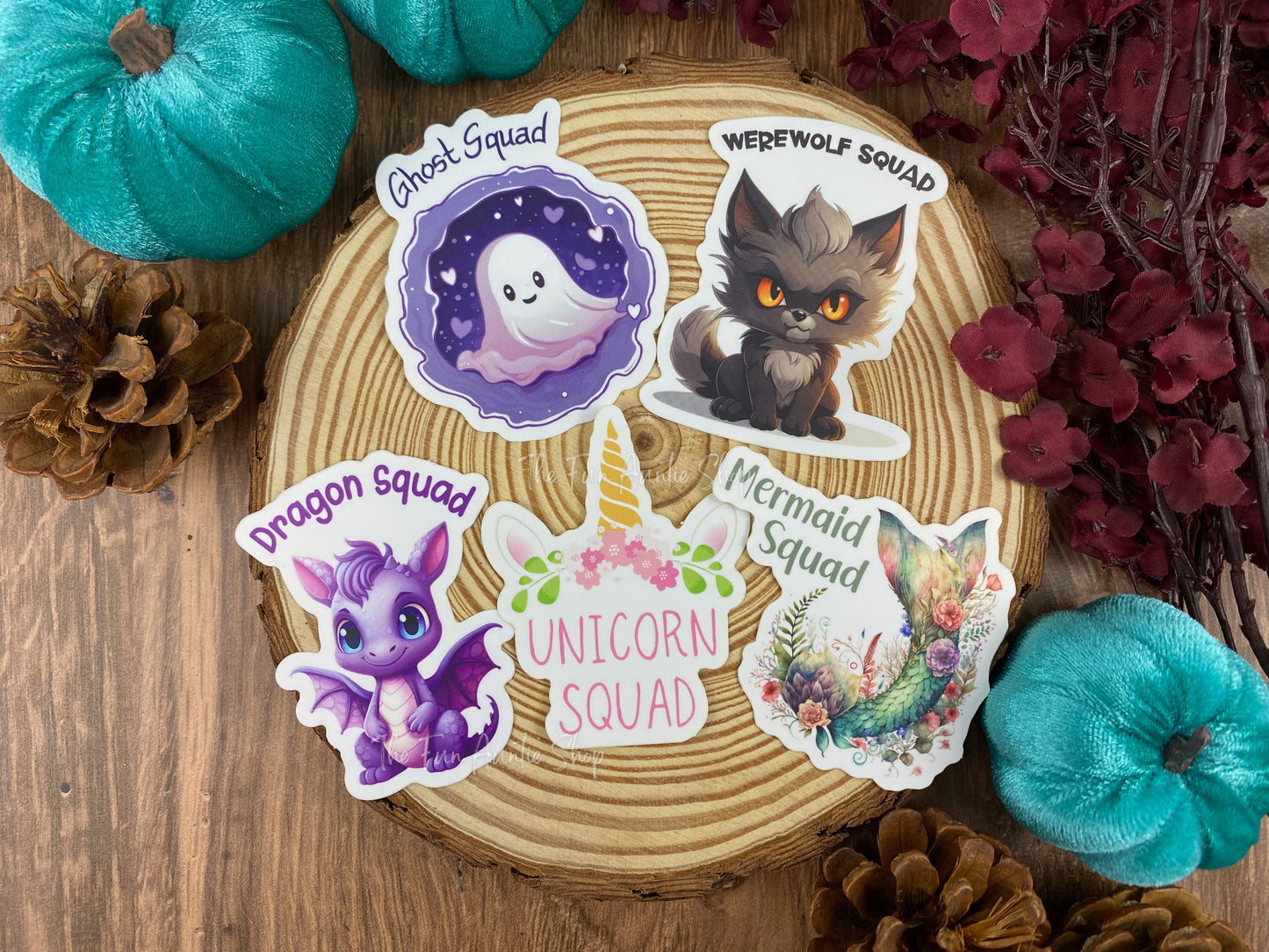 Fantasy Squad Sticker Bundle: Enchanting Companions Unite