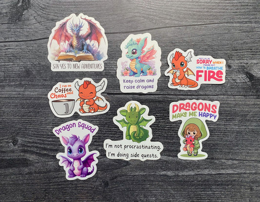 Fantasy Dragon Sticker Pack: Bring Your Imagination to Life