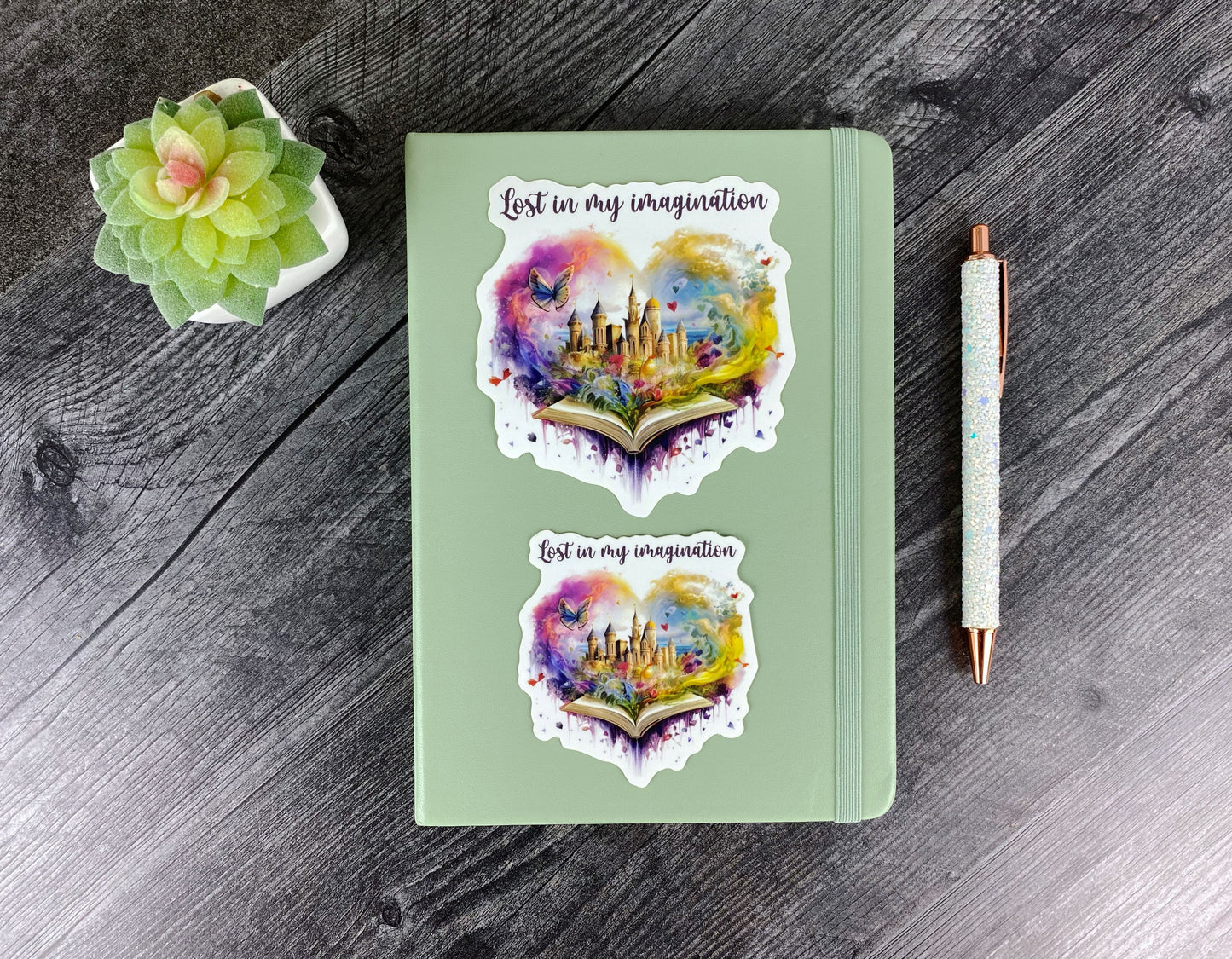 Bookish Fantasy Sticker: Lost In My Imagination