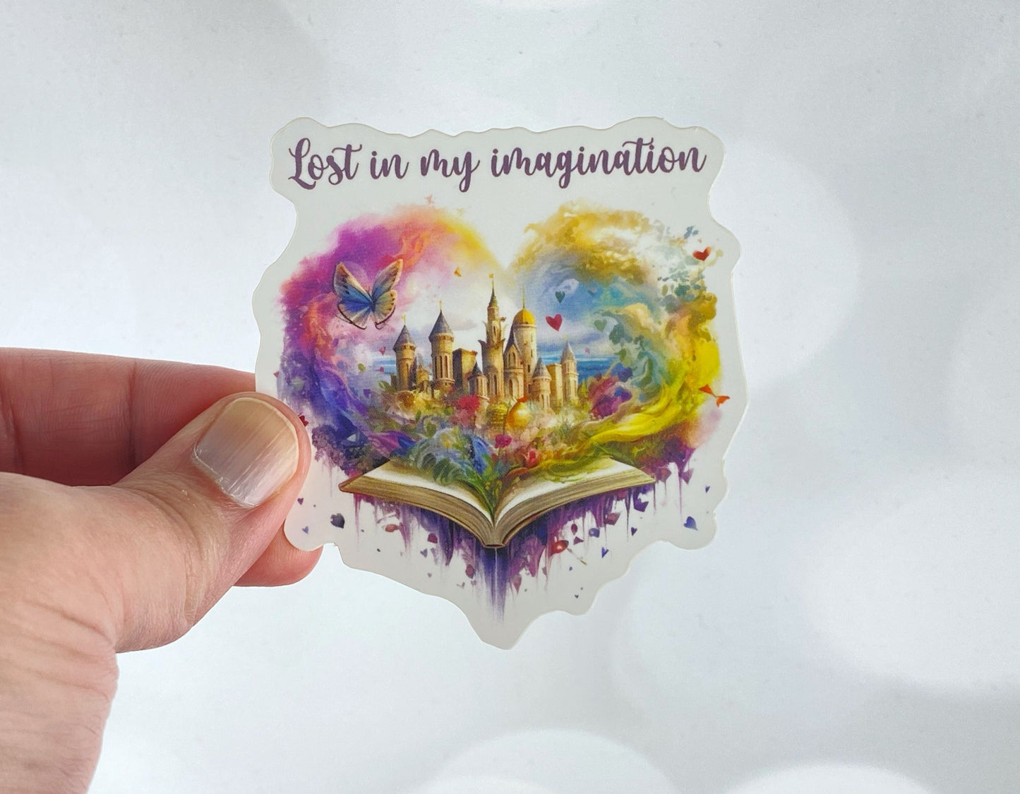 Bookish Fantasy Sticker: Lost In My Imagination