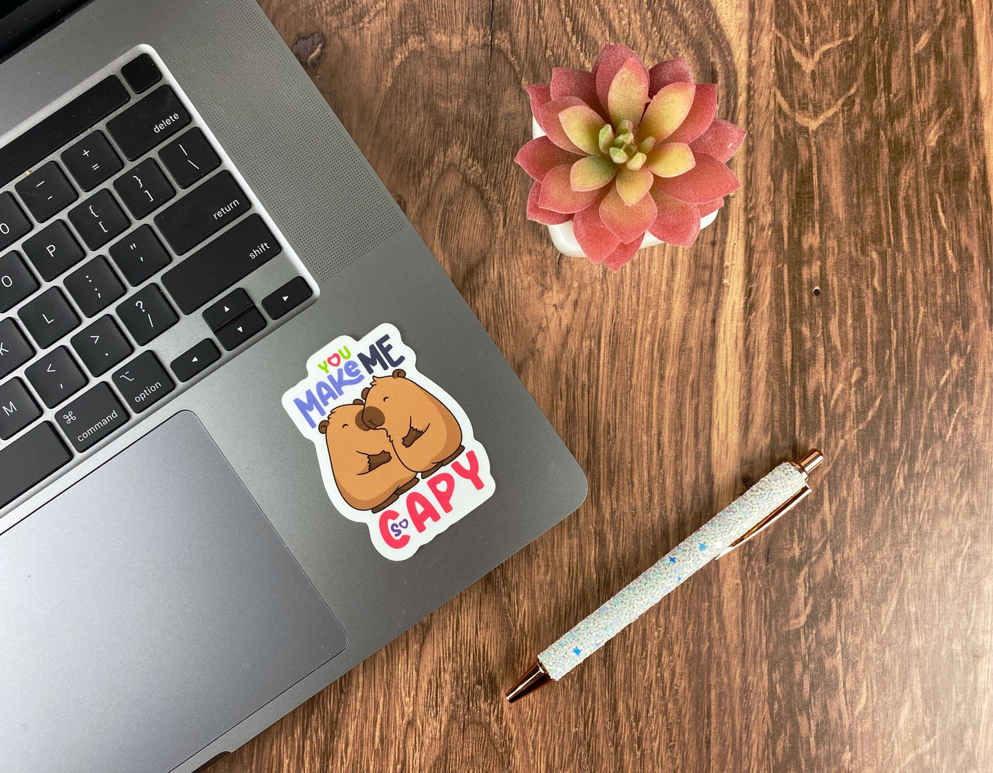 Kawaii Capybara Sticker - Cute Anniversary Gift