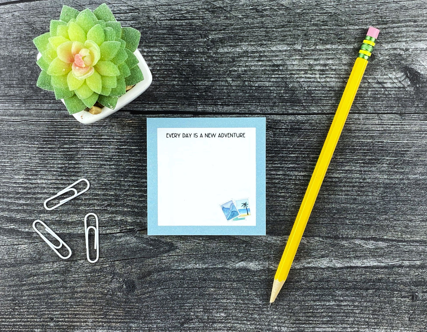 Adventure-Themed Sticky Notes - Perfect Graduation Gift