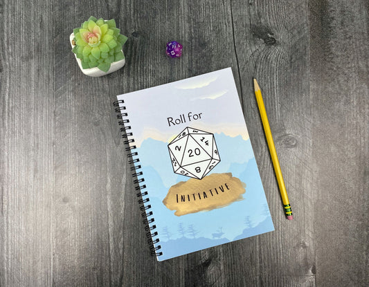 Roll for Initiative TTRPG Notebook – Great Gift for Gamers