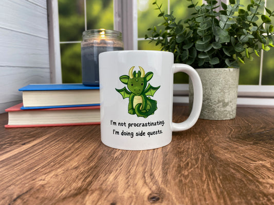 Gamer's Delight: 'I'm Not Procrastinating' Coffee Mug