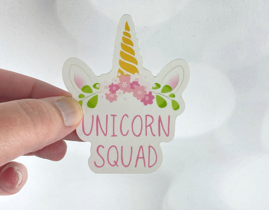 Magical Unicorn Squad Sticker: Embrace the Enchantment