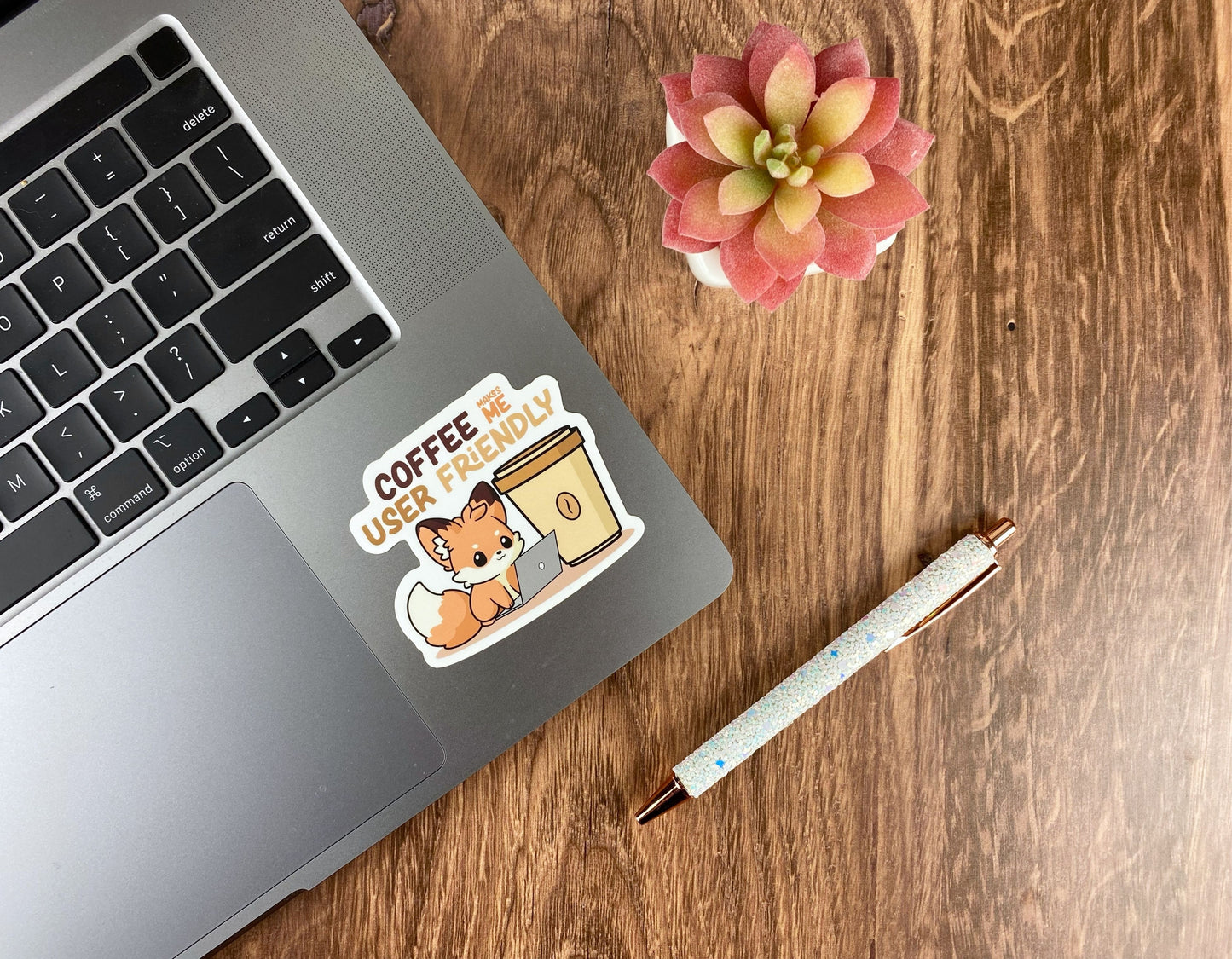 Code & Coffee: "User Friendly" Sticker for Tech Enthusiasts