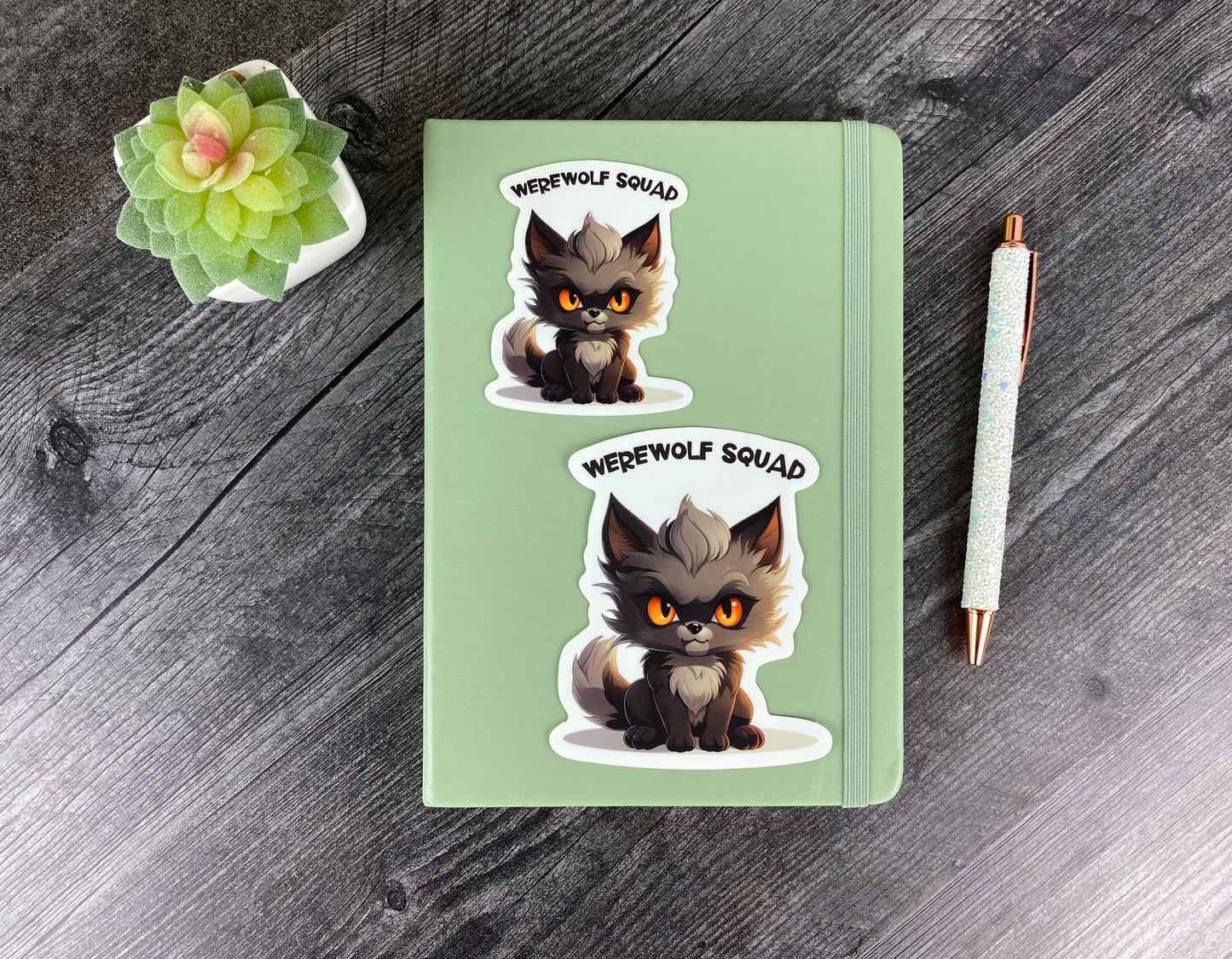 Fang-tastic Fun: Werewolf Squad Sticker