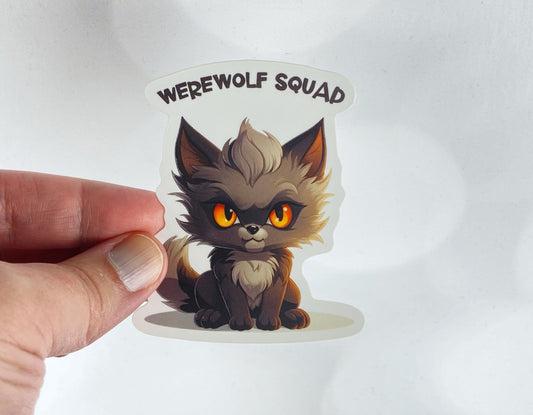 Fang-tastic Fun: Werewolf Squad Sticker